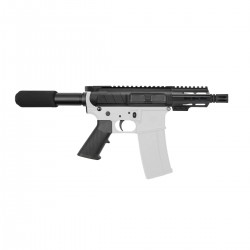 AR-40 4.5" BILLET MOD 1 UPPER RECEIVER PISTOL BUILD KIT W/4" KEY MOD HANDGUARD - BCG-LPK &  Pistol Tube Kit