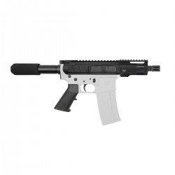 AR-40 4.5" BILLET MOD 1 UPPER RECEIVER PISTOL BUILD KIT W/4" M-LOK HANDGUARD- BCG-LPK &  Pistol Tube Kit