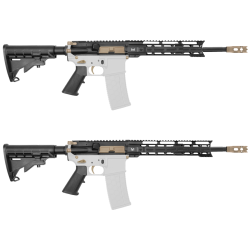 AR-15 5.56 NATO 16" CARBINE KIT WITH 10" OR 12" M LOK HANDGUARD-  CERAKOTE FDE