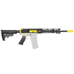 AR-15 5.56 NATO 16" CARBINE KIT WITH 10" OR 12" M LOK HANDGUARD- CERAKOTE LEMON ZEST