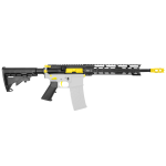 AR-15 5.56 NATO 16" CARBINE KIT WITH 10" OR 12" M LOK HANDGUARD- CERAKOTE LEMON ZEST