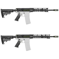 AR-15 5.56 NATO 16" CARBINE KIT WITH 10" OR 12" M LOK HANDGUARD-  CERAKOTE OD GREEN