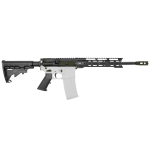 AR-15 5.56 NATO 16" CARBINE KIT WITH 10" OR 12" M LOK HANDGUARD-  CERAKOTE OD GREEN