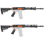 AR-15 5.56 NATO 16" CARBINE KIT WITH 10" OR 12" M LOK HANDGUARD-  CERAKOTE ORANGE