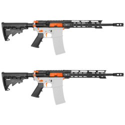 AR-15 5.56 NATO 16" CARBINE KIT WITH 10" OR 12" M LOK HANDGUARD-  CERAKOTE ORANGE