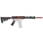 AR-15 5.56 NATO 16" CARBINE KIT WITH 10" OR 12" M LOK HANDGUARD-  CERAKOTE RED