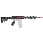 AR-15 5.56 NATO 16" CARBINE KIT WITH 10" OR 12" M LOK HANDGUARD-  CERAKOTE RED