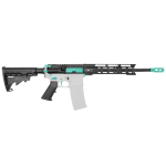 AR-15 5.56 NATO 16" CARBINE KIT WITH 10" OR 12" M LOK HANDGUARD-  CERAKOTE ROBINS EGG