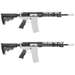 AR-15 5.56 NATO 16" CARBINE KIT WITH 10" OR 12" M LOK HANDGUARD- CERAKOTE WHITE