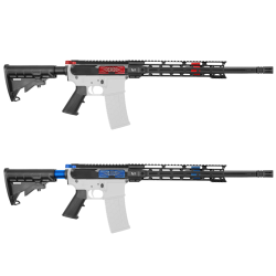 AR-15 5.56 NATO 16" CARBINE KIT WITH 12" M LOK HANDGUARD- ANODIZED COLOR OPTIONS