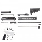 AR-15 Rifle Build Kit with Lower Part Kit & 12" Super Slim Light M-LOK Free Float Handguard
