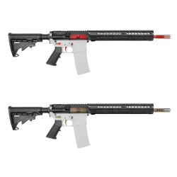 AR-15 5.56 NATO 16" CARBINE KIT WITH 16" M LOK HANDGUARD- COLOR OPTIONS