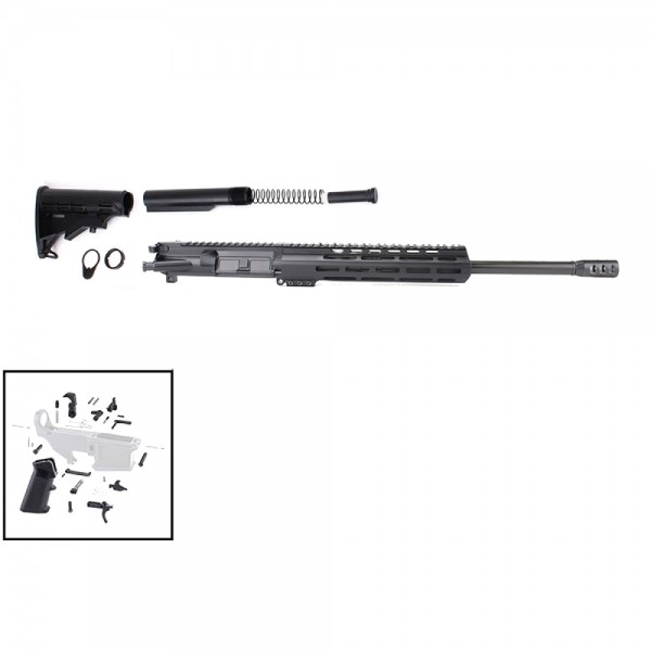 AR .300 Blackout Rifle Build Kit with 10" M-Lok Custom USA Made Handguard and 16" Barrel