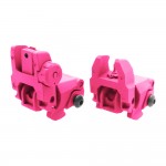 Polymer Front and Rear Sight -Spring Loaded- Cerakote Pink