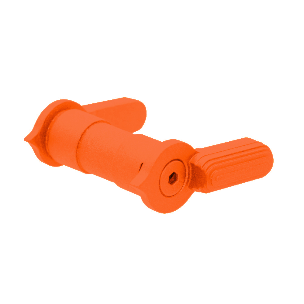 AR-15 Dual Safety Selector Lever - Cerakote Hunter Orange