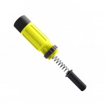 CERAKOTE LEMON ZEST | AR-15 Complete Compact Buffer Tube 3.5''-V2| BLACK CAP 