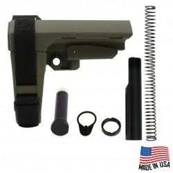 SB Tactical SBA3 Brace ODG (USA) and Buffer Tube Kit AR