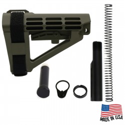 SB Tactical SBA4 Brace ODG (USA) and Buffer Tube Kit AR