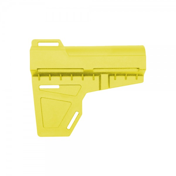 Lightweight Shockwave Blade Buffer Stock Cerakote-Lemon Zest