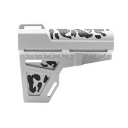 CERAKOTE CAMO| Pistol Stabilizer| Black and Cerakote Bright White