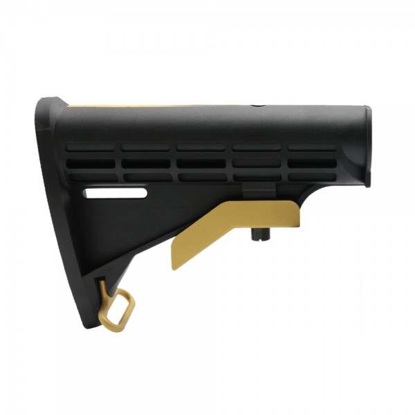 CERAKOTE GRADIENT GOLD | AR-15 Collapsible Standard Version Stock Body-Mil Spec- MADE IN USA