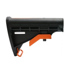 CERAKOTE GRADIENT ORANGE | AR-15 Collapsible Standard Version Stock Body-Mil Spec- MADE IN USA CERAKOTE GRADIENT ORANGE | AR-15 Collapsible Standard Version Stock Body-Mil Spec- MADE IN USA