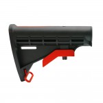 CERAKOTE GRADIENT RED | AR-15 Collapsible Standard Version Stock Body-Mil Spec- MADE IN USA