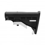 CERAKOTE GRADIENT BRIGHT WHITE | AR-15 Collapsible Standard Version Stock Body-Mil Spec- MADE IN USA