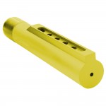 AR15 Stock Buffer Tube -Mil-Spec -6 Positions - Cerakote Lemon Zest