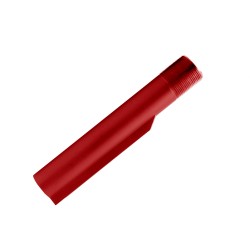 AR-15 AR-10 Mil-Spec 6-Position Buffer Tube - Cerakote Red AR-15 AR-10 Mil-Spec 6-Position Buffer Tube - Cerakote Red