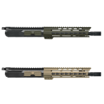 AR-15 5.56 NATO 10'' PISTOL- BILLET UPPER WITH 10'' HANDGUARD- CERAKOTE COLOR ACCENT BUNDLE- UPPE ASSEMBLY 