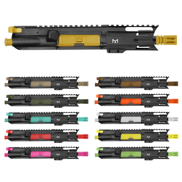 AR-15 5.56 NATO 5'' PISTOL- FORGED UPPER WITH 4'' HANDGUARD AND COLOR OPTION BUNDLE - UPPER ASSEMBLY