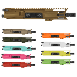 AR-15 5.56 NATO 5'' PISTOL - FORGED UPPER WITH 4'' HANDGUARD- COLOR SET UPPER RECEIVER AND HANDGUARD OPTIONS - UPPER ASSEMBLY