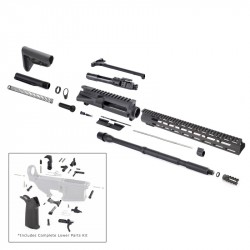 AR15 16" RIFLE BUILD KIT W/ 15" M-LOK HANDGUARD BCG LPK