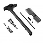 AR-15 BAT Style Charging Handle with Forward Assist and Ejection Cover Door - Black