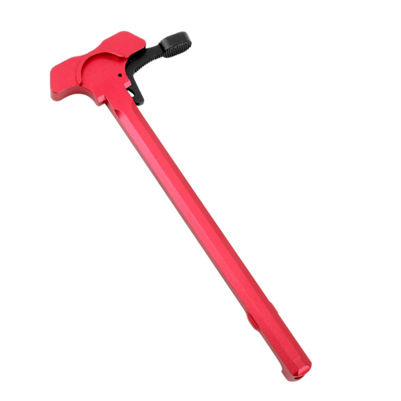 AR15BattleHammerChargingHandlew/OversizedLatchRedbodyandBlackLatch