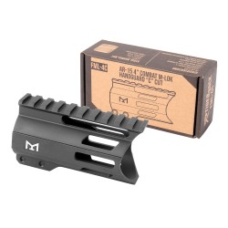 AR-15 4" Combat M-Lok Handguard "C" Cut - Black