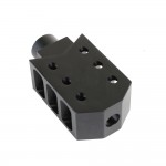 AR-10/LR-308 Barrett Style "Tanker" Muzzle Brake - Black