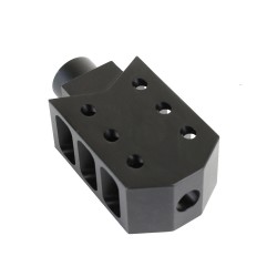 AR-10/LR-308 Barrett Style "Tanker" Muzzle Brake - Black