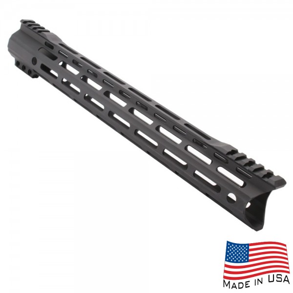 AR15MLOK15inchFreeFloatHandguardwCHybridCutMadeInUSA