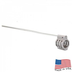 .750 Low Profile Micro "CAGED" Staniless Steel Gas Block (USA) and Carbine Length Stainless Gas Tube - Assembled (GTC, GBUS-S)