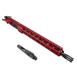 AR15 5.56 NATO 16" CARBINE LENGTH 1:8 TWIST W/ 15" KEYMOD (RED) HANDGUARD - COMPLETE UPPER