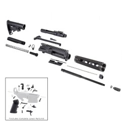 AR 7.62X39 16" RIFLE BUILD KIT W/ 10" QUAD RAIL HANDGUARD BCG LPK & STOCK KIT AR 7.62X39 16" RIFLE BUILD KIT W/ 10" QUAD RAIL HANDGUARD BCG LPK & STOCK KIT