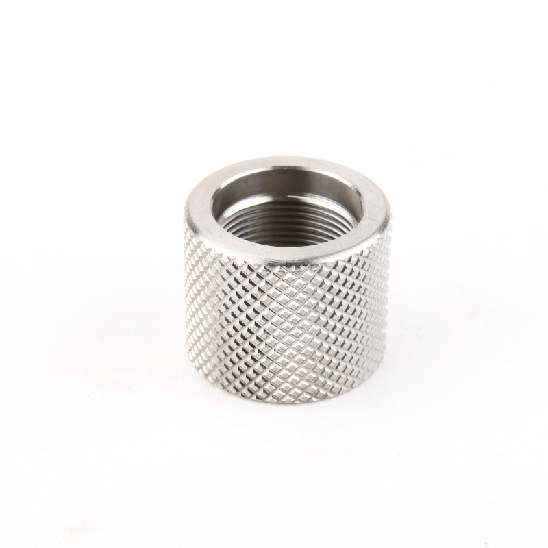 AR 9MM 1/2"x36 Threaded Barrel Protector Silver