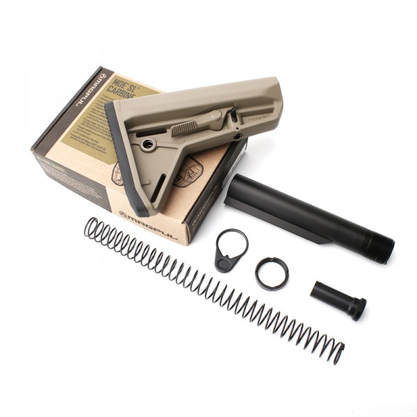 MagpulMOESLCARBMilSpecSTKAR10FDEStockKitwBufferTube