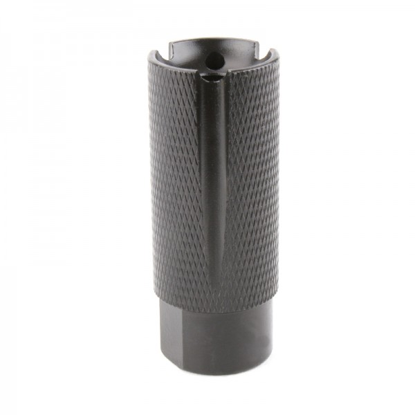 AR-15 Low Concussion Custom Made Muzzle Brake Compensator for 1/2"x28 Pitch TPI Knurled -3 ports