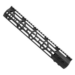 AR-15 Ultra Slim Keymod Handguards V2 W/ Steel Barrel Nut- 12 Inch 