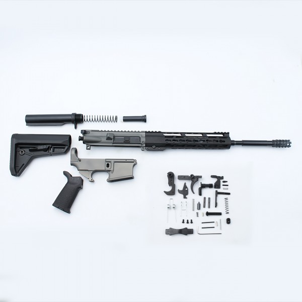 AR-15 Rifle Build Kit with Custom Made in USA Complete Upper Build with Magpul Kits, USA Made 10