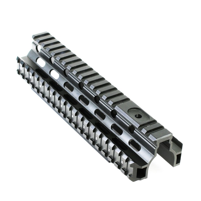 Saiga-12 Shotgun Quad Rail System - Black Handguard Mount