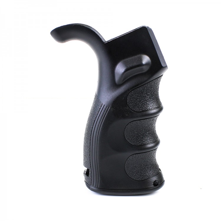 Ergonomic Pistol Grip with Beavertail - Black